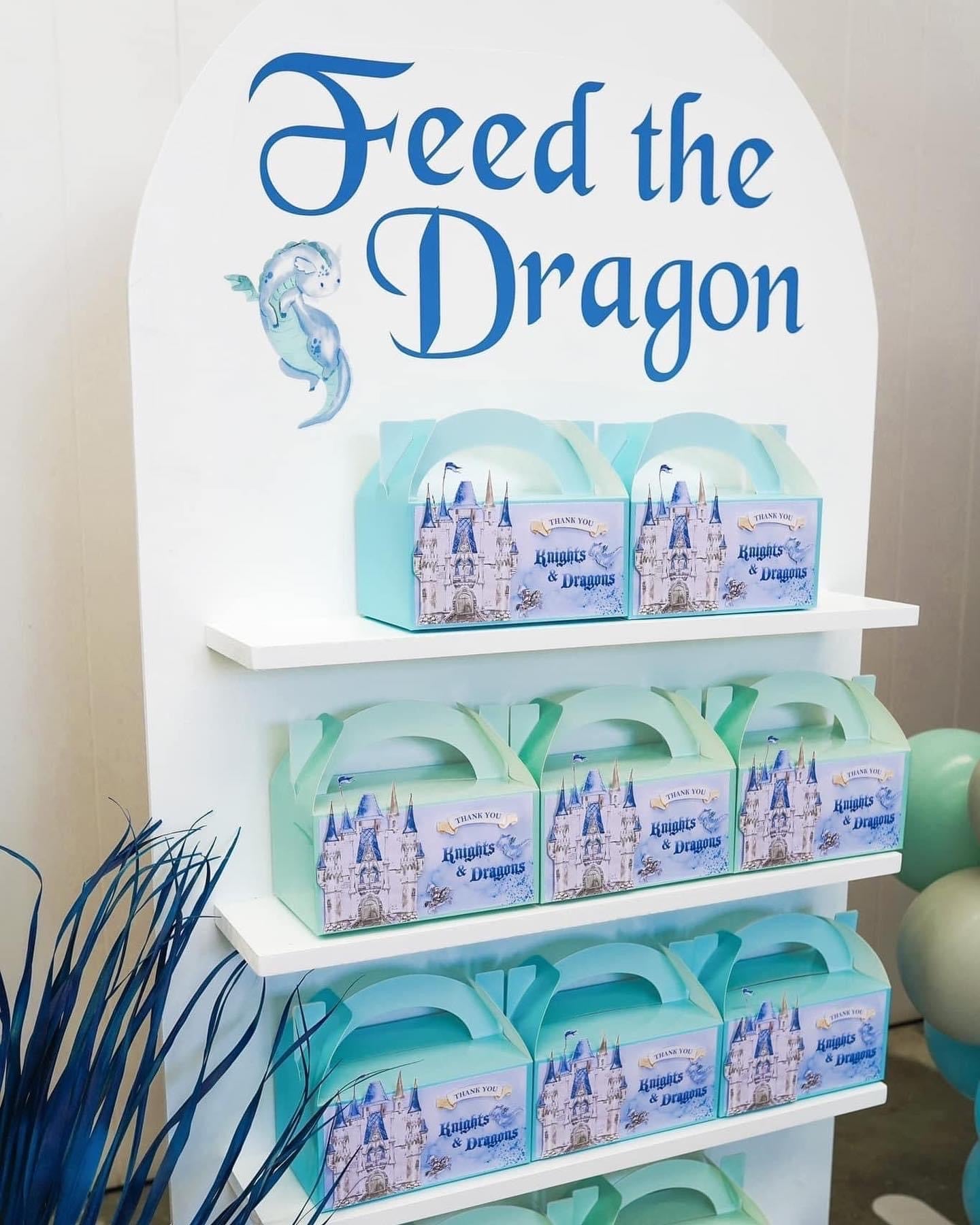 Lunch Box/Treat Box Pastel Blue - Pack of 5