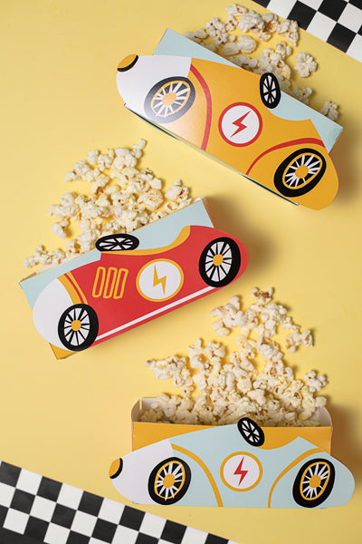 Cars Party Food Snack Display Boxes