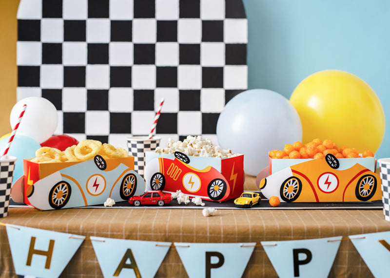 Cars Party Food Snack Display Boxes