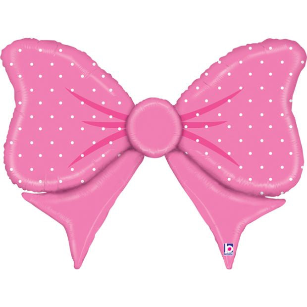 Pink Bow Foil Balloon