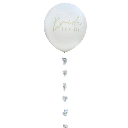 Bride to be Hen Party Balloon with tail