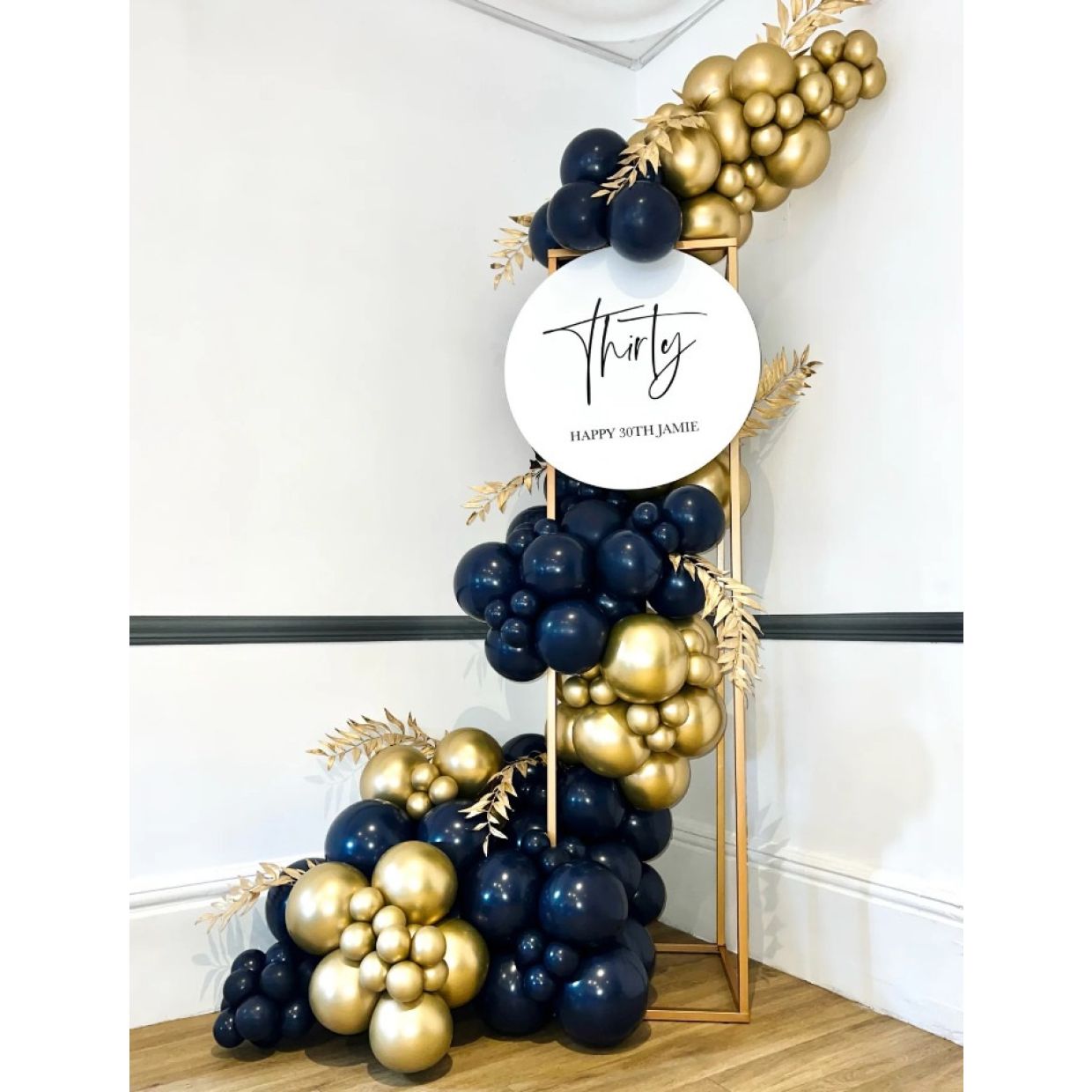 90cm Mirror Gold Round Balloon