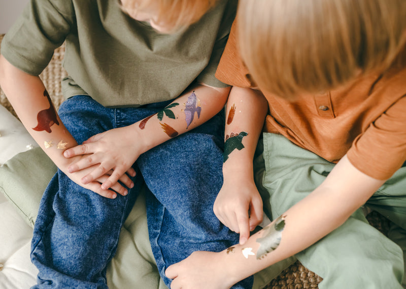 Dinosaur Party Temporary Tattoos