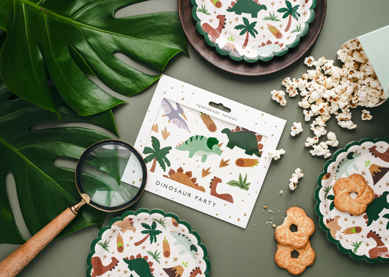 Dinosaur Party Temporary Tattoos