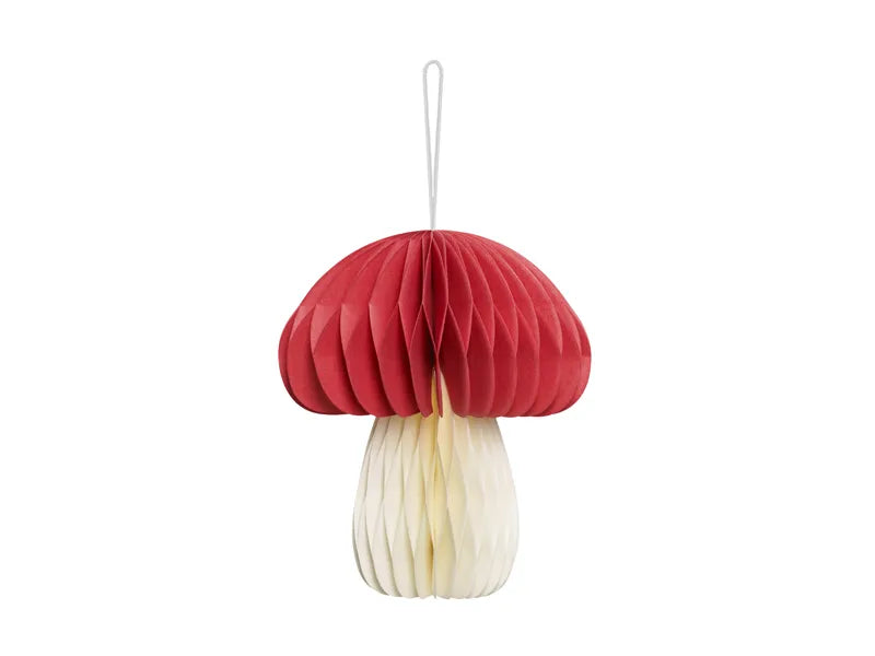 Honeycomb Hanging Mushroom Decoration