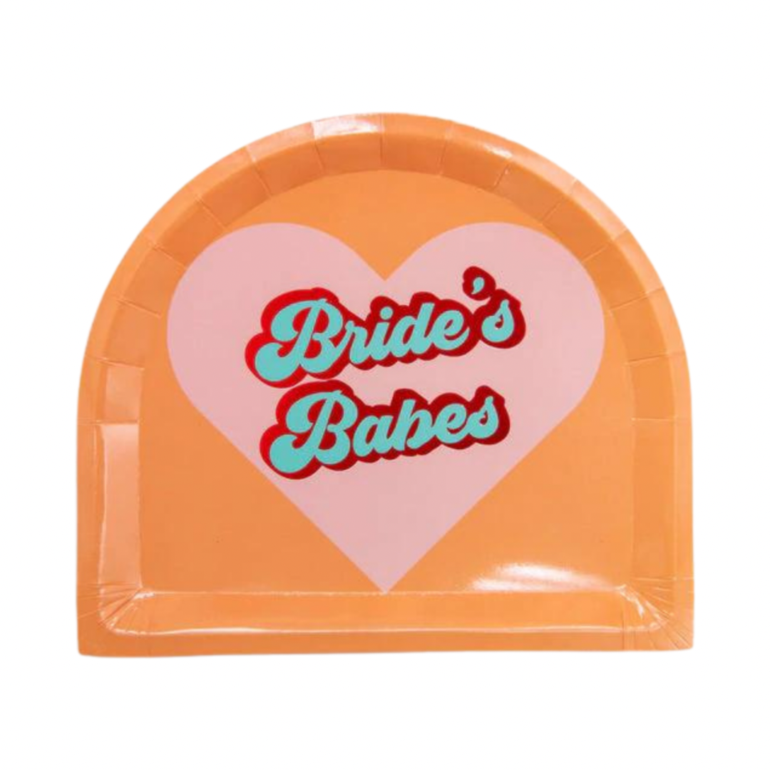 Bride's Babes Plates - Pack of 8