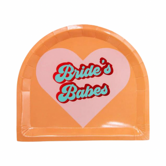 Bride's Babes Plates - Pack of 8