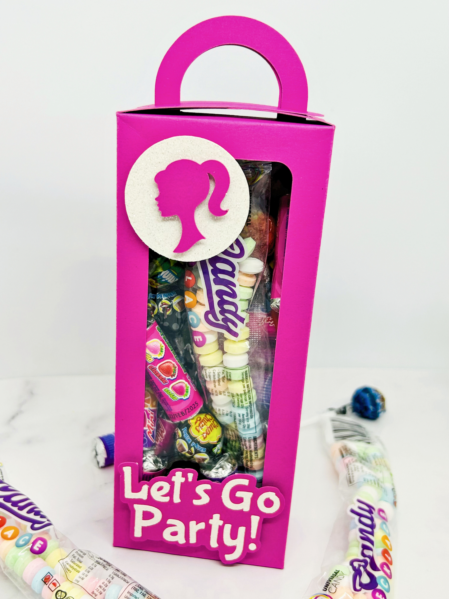 Let's Go Party Favour Treat Box - Pack of 4