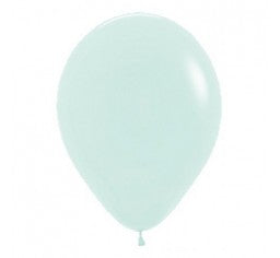 30cm Matte Pastel Green Balloons - Pack of 5