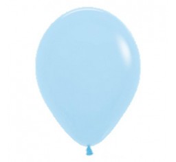 30cm Matte Pastel Blue Balloon - Pack of 5