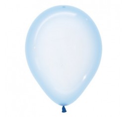 30cm Chrystal Pastel Blue Balloon
