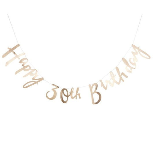 Happy 30th Birthday Bunting