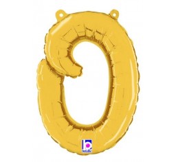 Script Letter Balloons - Gold