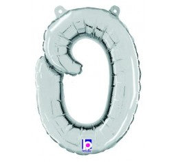 Script Letter Balloons - Silver