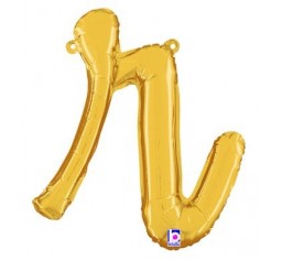 Script Letter Balloons - Gold