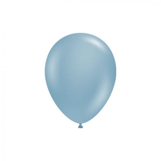 Blue Slate 12cm Mini Balloons - Pack of 5