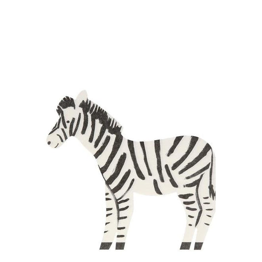 Zebra Paper Napkins - Pack of 20