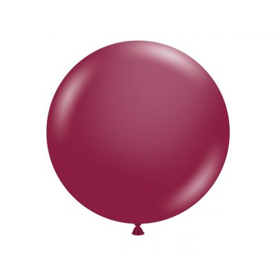 60cm Jumbo Round Balloon - Sangria (Burgundy)
