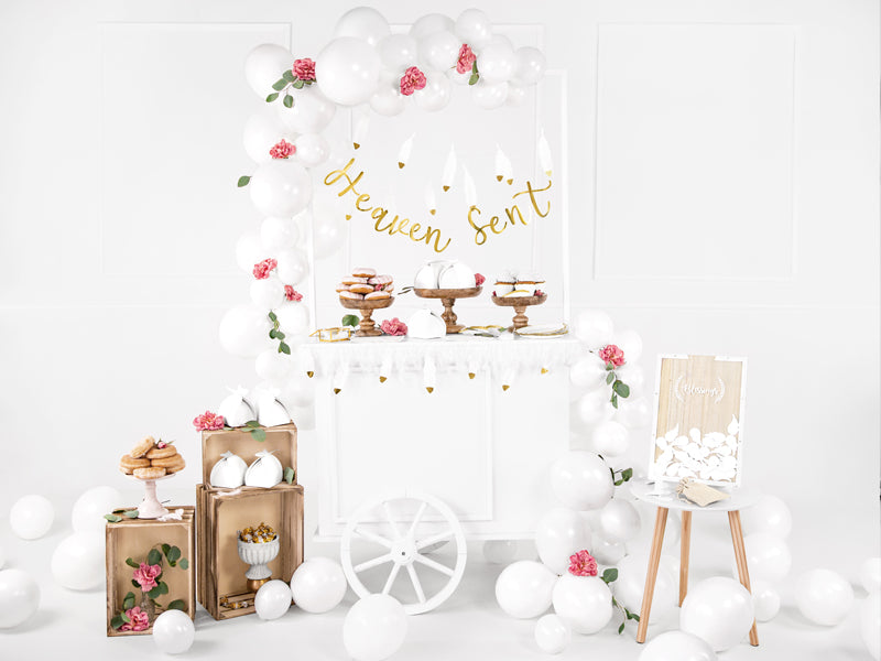 Heaven Sent Gold Script Bunting