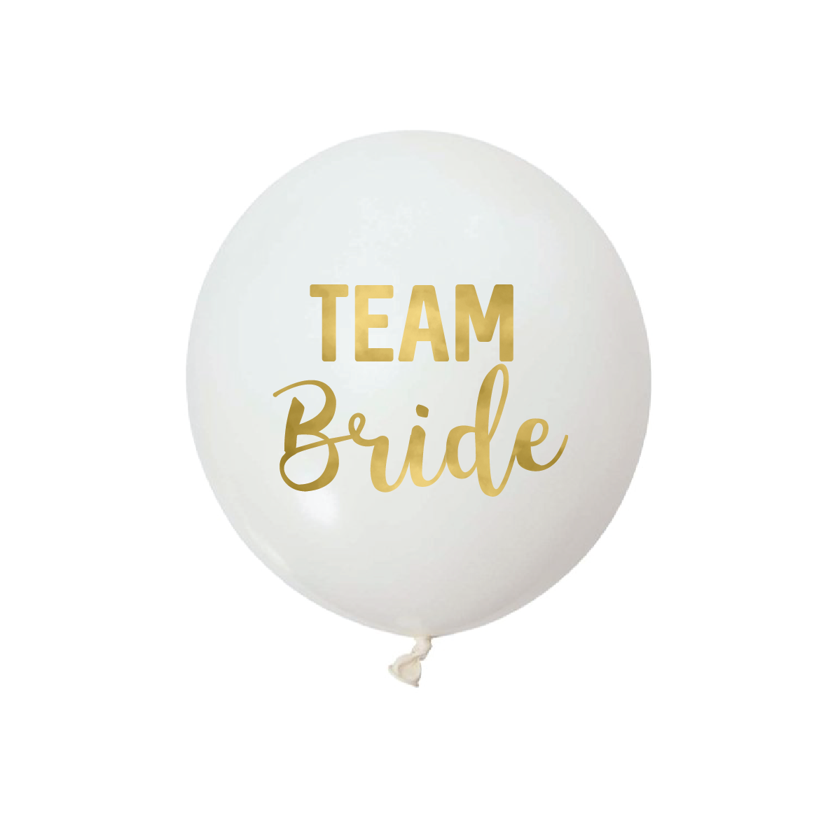 TEAM BRIDE - Vinyl Balloon Stickers