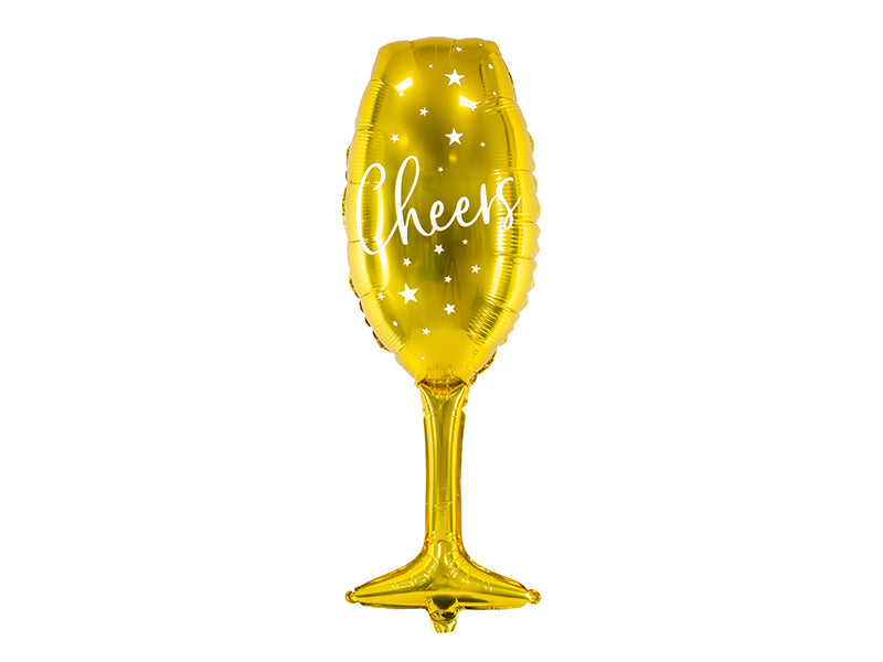 Jumbo  Flute Glass Shape Foil Balloon