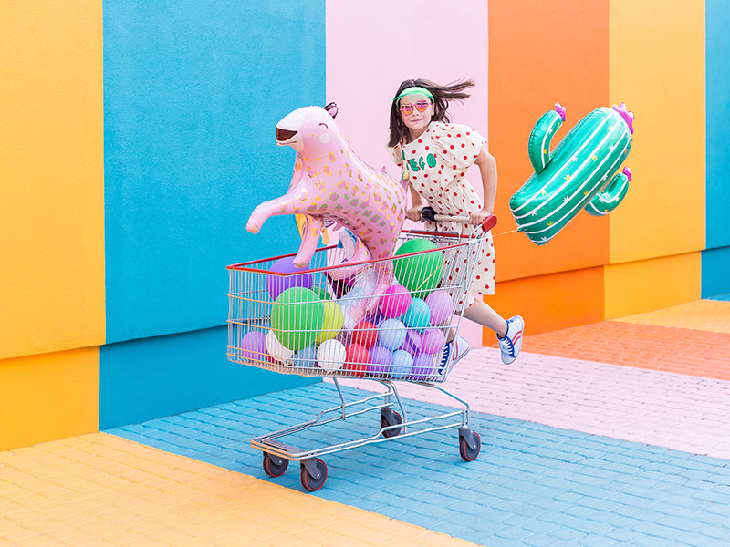 Jumbo Pink Leopard Foil Balloon