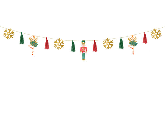 Nutcracker Paper Garland Kit
