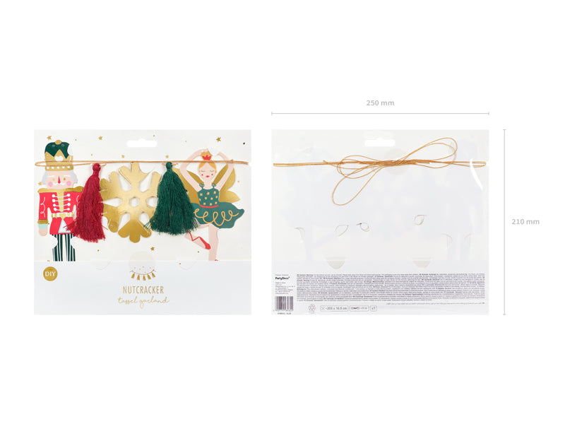 Nutcracker Paper Garland Kit