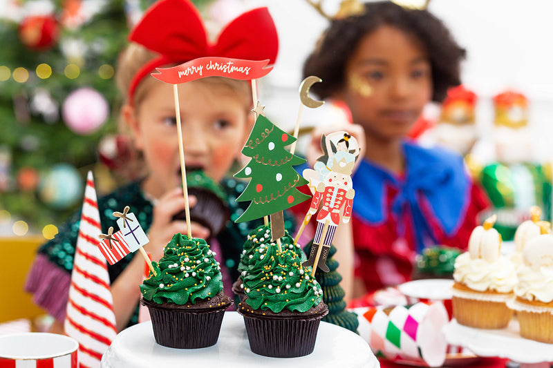Nutcracker Christmas Mix Cupcake|Food Toppers