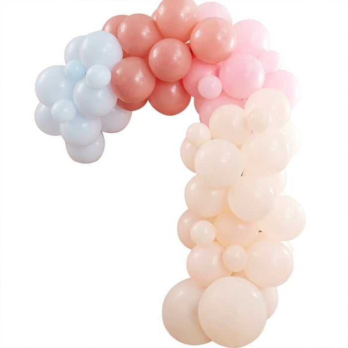Grab + Go 3 Metre Boho Rainbow Balloon Garland- Perth Only