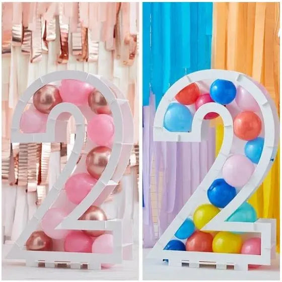 Balloon Mosaic Number 2 Stand
