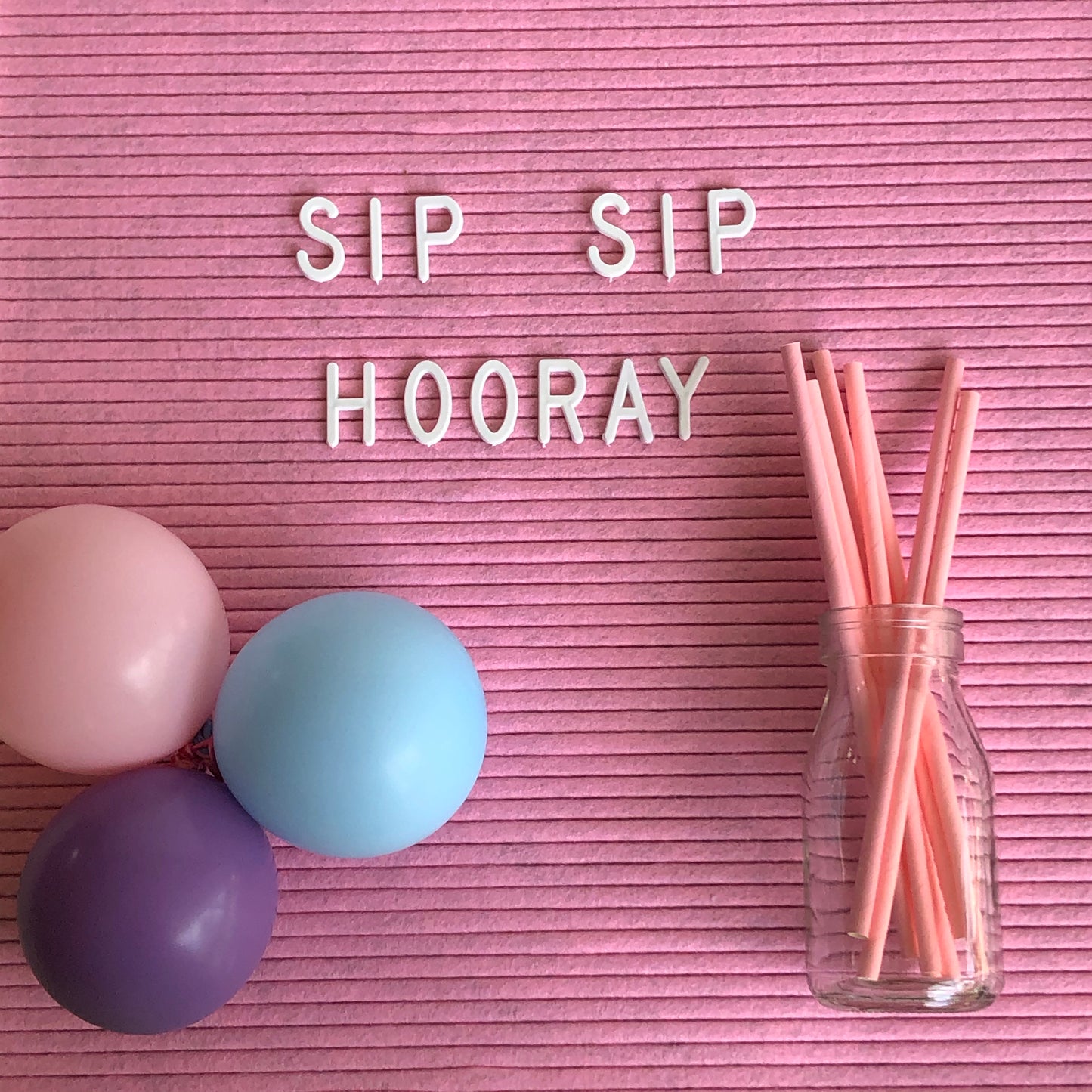 Paper Straws - Pale Pink
