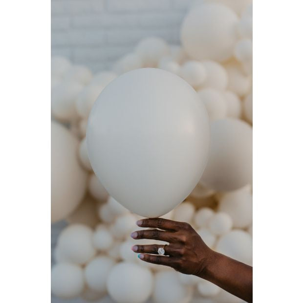 90cm Jumbo Round Balloon - Lace