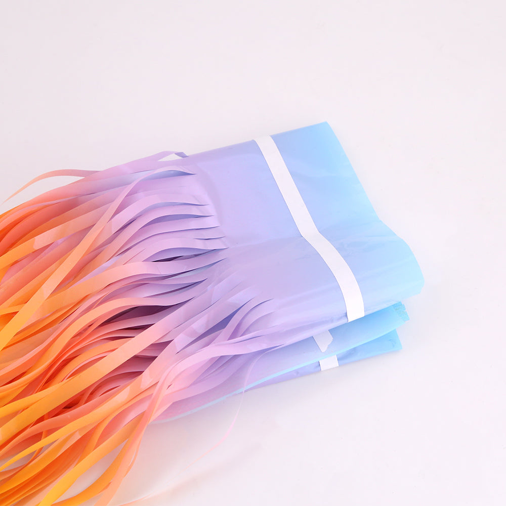 Pastel Rainbow Fringe Curtain Backdrop
