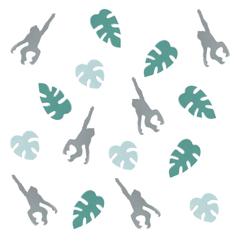 Monkey + Leaf Table Confetti