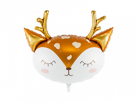 Woodland Deer Head Foil Balloon
