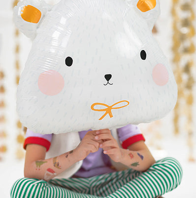 Jumbo Polar Bear Foil Balloon