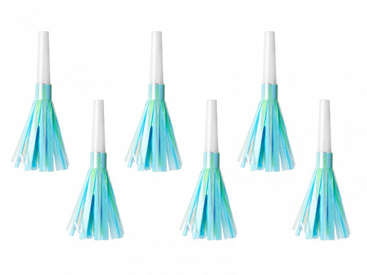 Blue Tassel Party Horns