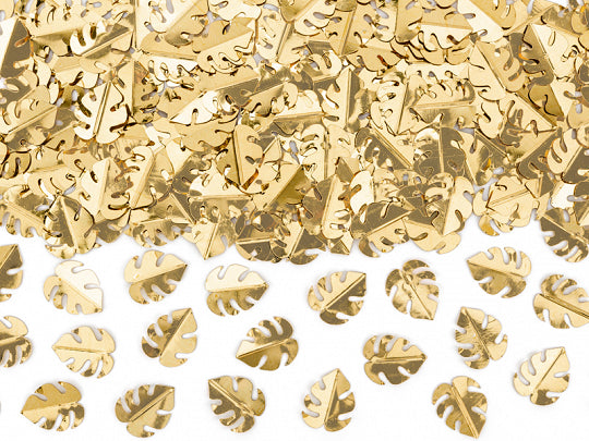 Confetti - Gold Monstera Leaves