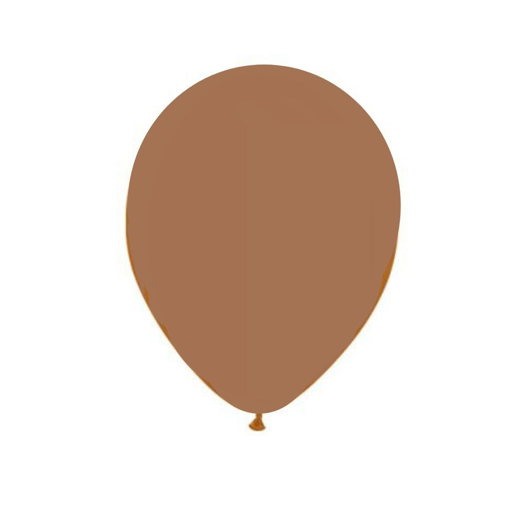 Mocha 12cm Mini Balloons - Pack of 5