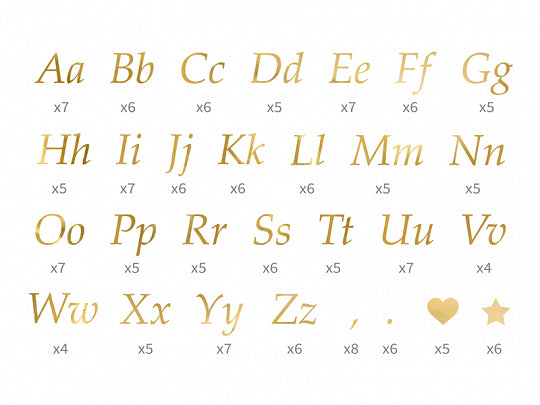 Gold Balloon Stickers