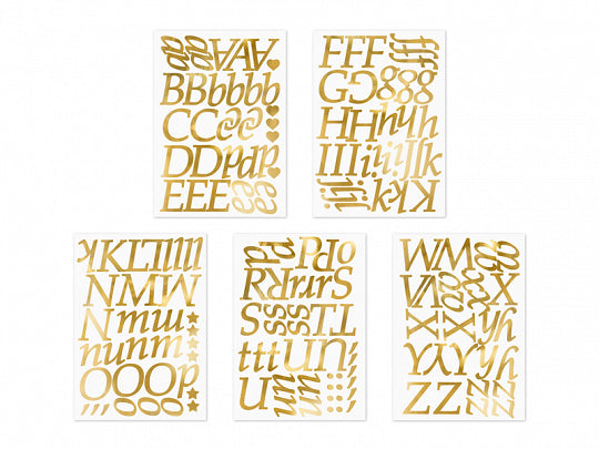 Gold Balloon Stickers