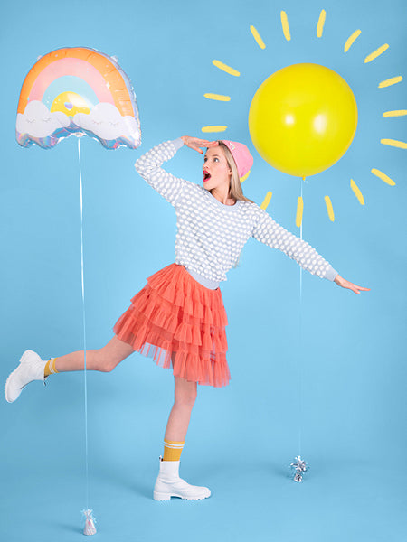Foil Rainbow Shape Balloon