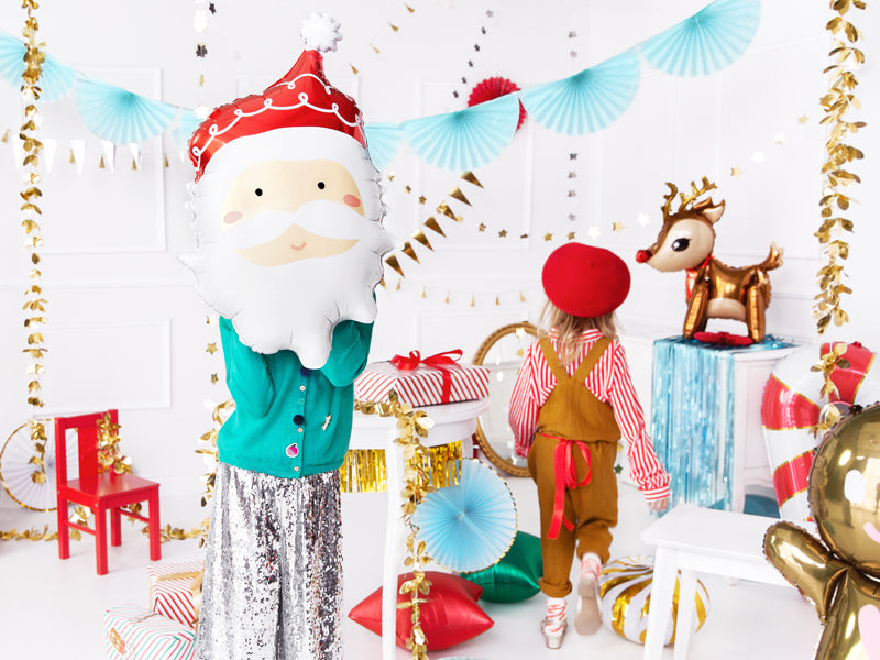 Santa Head Foil Shape Balloon