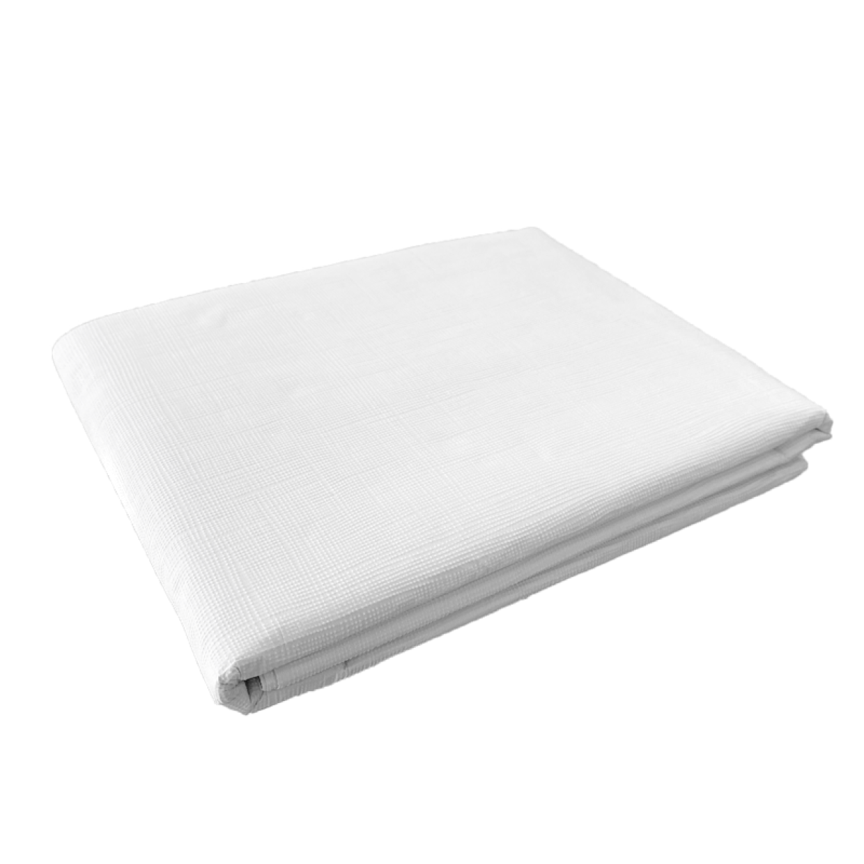 Eco Friendly Paper Luxe Rectangle Tablecover - White