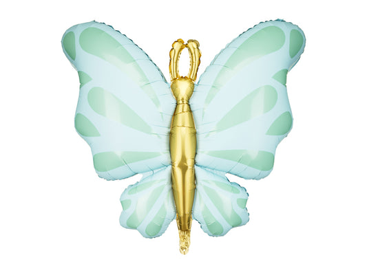 Jumbo Butterfly Foil Balloon - Mint