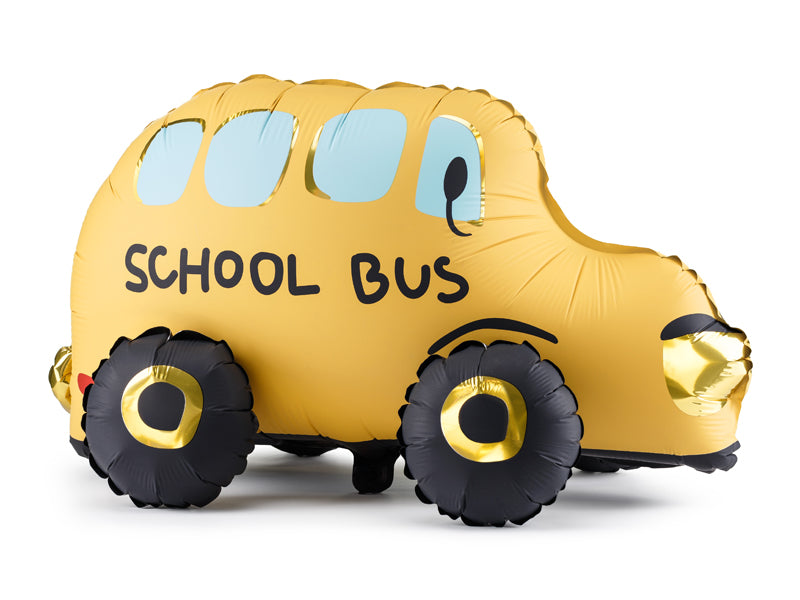 Jumbo Standing School Bus Foil Balloon