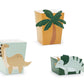 Dinosaur Party Food Snack Display Boxes - Pack of 6