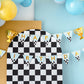 Checkered Race Day Trophy 'Happy Birthday' Bunting