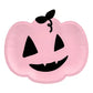 Pink Pumpkin Paper Plates - Pack of 6